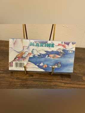 Rare HTF 1993 Shiny Art Shiny Co. 1993 New Sealed Marine Themed Ink Stamp Set